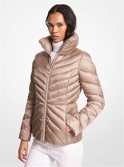 michael kors mens paul quilted nylon puffer coat|Michael Kors packable puffer jacket.